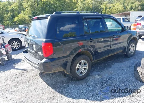 2005 Honda Pilot Ex-L z USA, uszkodzony, nr VIN 5FNYF18525B032741